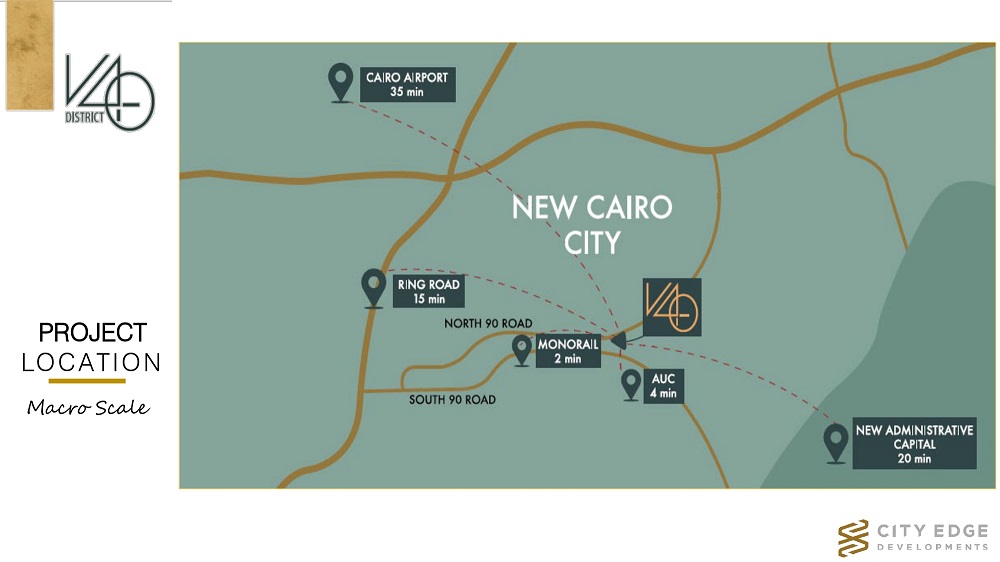 موقع ديستريكت V40 القاهرة الجديدة