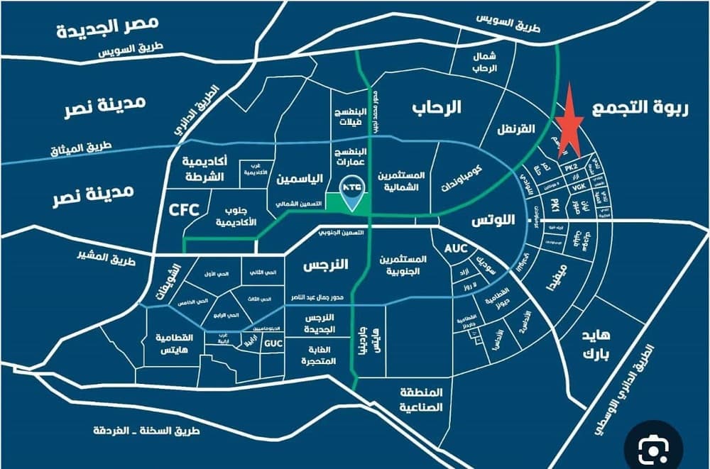 موقع زمرة ايست القاهرة الجديدة