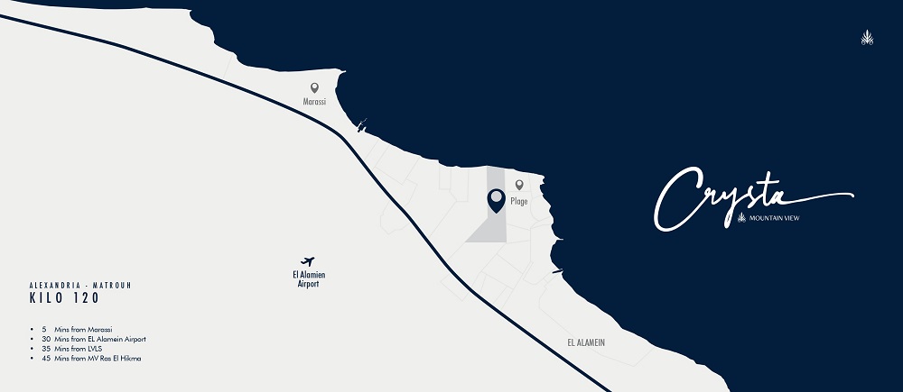 موقع قرية كريستا الساحل الشمالي