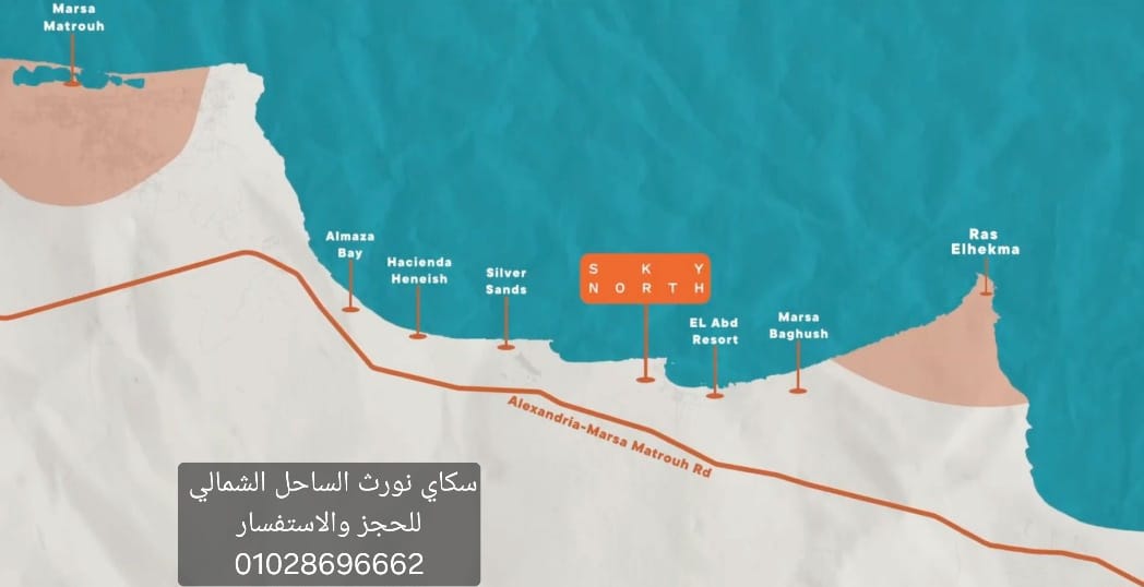 موقع سكاي نورث الساحل الشمالي سيدي حنيش
